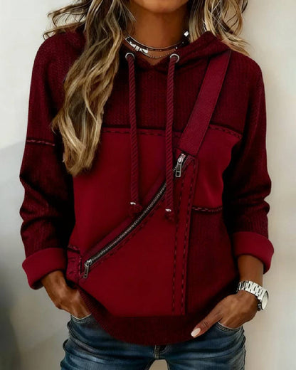 🎀🎀【S-5XL】Sudadera con capucha de manga larga estampada para mujer
