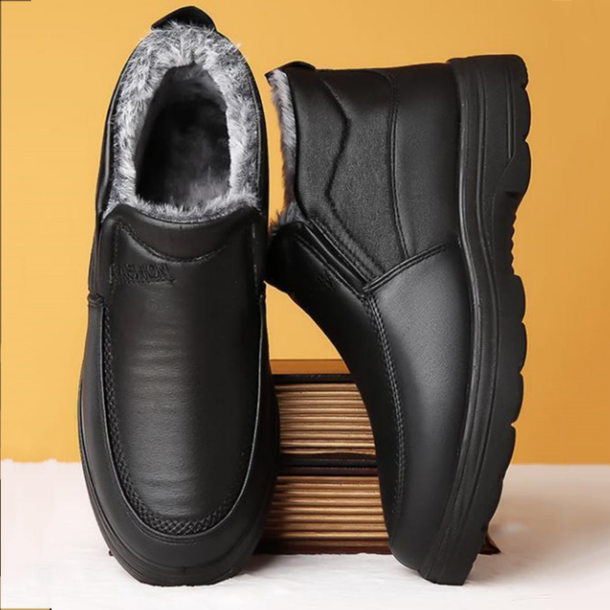 【38-48】Nuevas botas de nieve para hombre – Forradas con un grueso revestimiento aterciopelado y cálidas