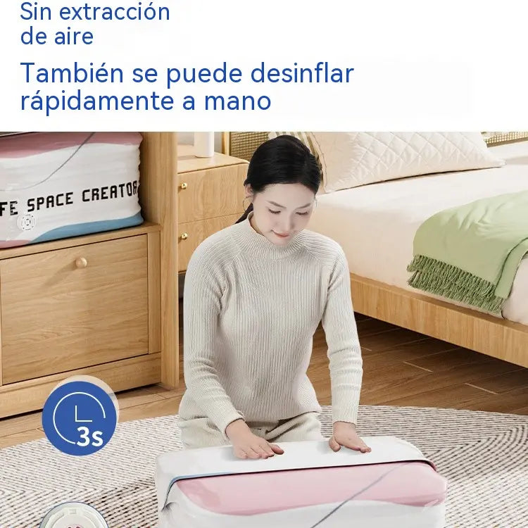 👕📦【5 piezas29 euros】Bolsas de compresión para guardar ropa, no requieren vacío, diseño reforzado.