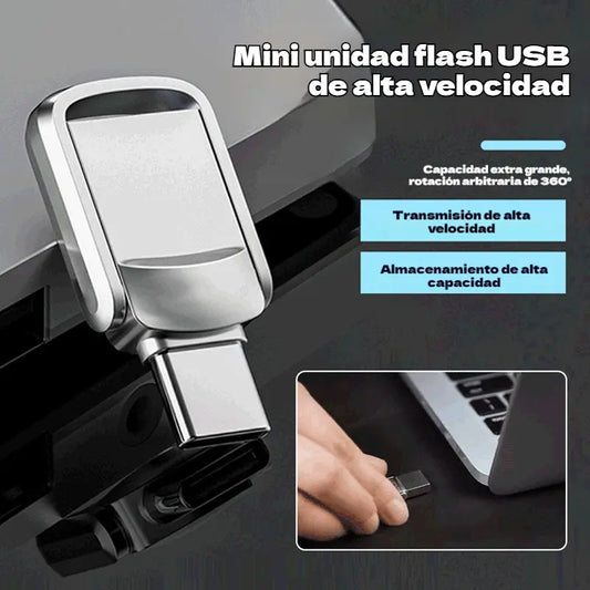 Unidad flash USB de doble interfaz mejorada · USB 3.0 · 64 GB–2 TB