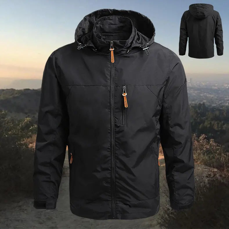 🛡️【M-5XL】🧥 Pánská outdoorová bunda s kapucí, volný střih, časově omezená nabídka