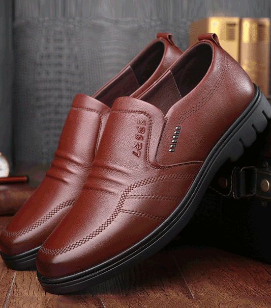 👞【🔥【39-44】Zapatos de negocios de cuero genuino para hombres