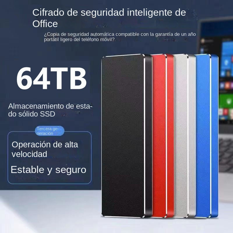 🎉【🔥Más de 9999+ vendidos】Disco duro portátil de transferencia ultrarrápida de 150 M/S【16T】