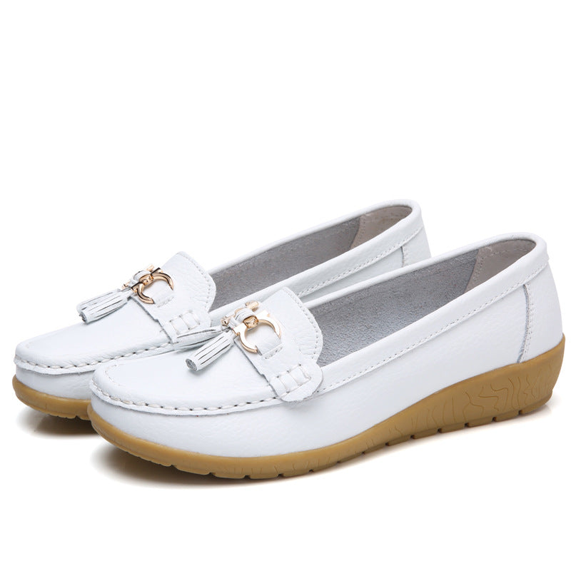 😍【35-44】 Zapatos de cuero para mujer de moda primavera-verano 2026 nuevos