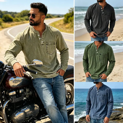 🔥【Oferta especial de nuevo producto】【S-5XL】Nueva camiseta de manga larga para hombre para el otoño de 2026 【40-120 kg】