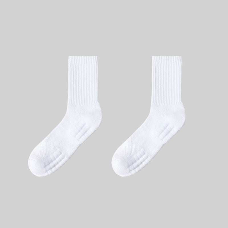 😍🧦【10 pares】Calcetines deportivos largos para hombre, que absorben el sudor, absorben los golpes, protegen el talón, son resistentes a los olores, transpirables, adecuados para baloncesto y deportes diarios.