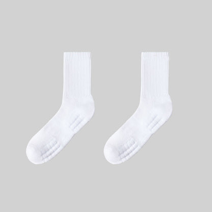 😍🧦【10 pares】Calcetines deportivos largos para hombre, que absorben el sudor, absorben los golpes, protegen el talón, son resistentes a los olores, transpirables, adecuados para baloncesto y deportes diarios.
