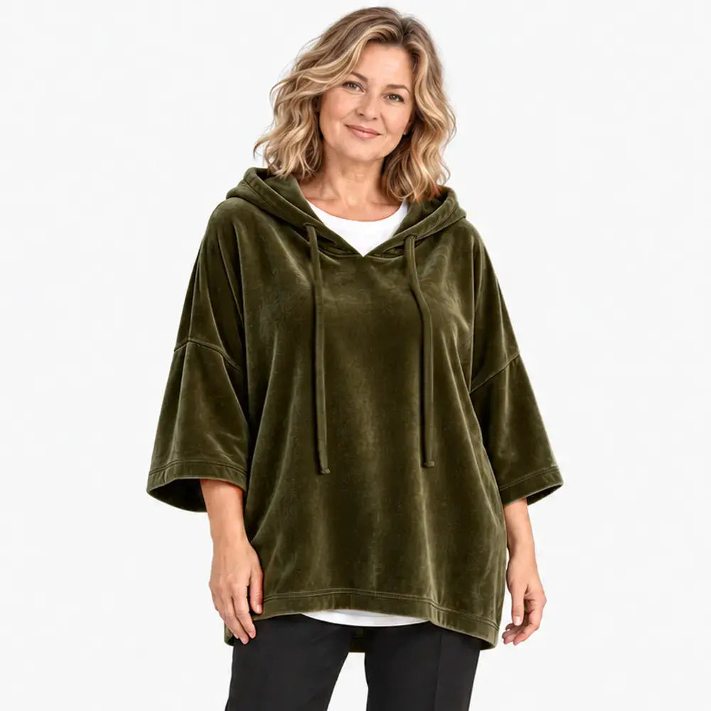 【S-5XL】Jersey holgado con capucha y cordón ajustable para otoño/invierno de 2026