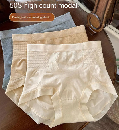 🔥【Juego de 7 piezas】Ropa interior para mujer con control de barriga y cintura alta sin costuras, 100 kg