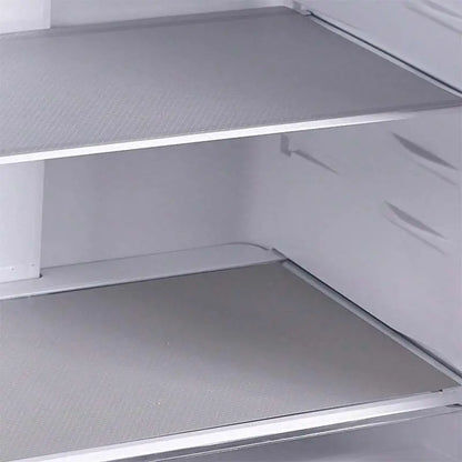 8 piezas por 26 euros-🧊🛡️ Protectores impermeables para estantes de refrigerador — Antideslizantes, fáciles de limpiar y aptos para contacto con alimentos — Mantén los estantes ordenados y frescos ✨