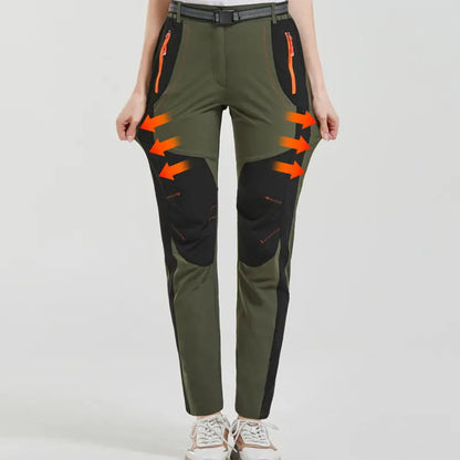 【S-5XL】Pantalones de senderismo para hombre, suaves, impermeables, a prueba de viento, transpirables, cálidos y gruesos, de polar para deportes al aire libre.