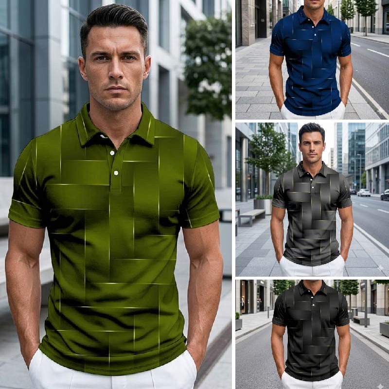 ✨【50% de descuento】💥【S-5XL】Nueva camisa polo de manga corta para hombre, estilo casual de verano 2026✨