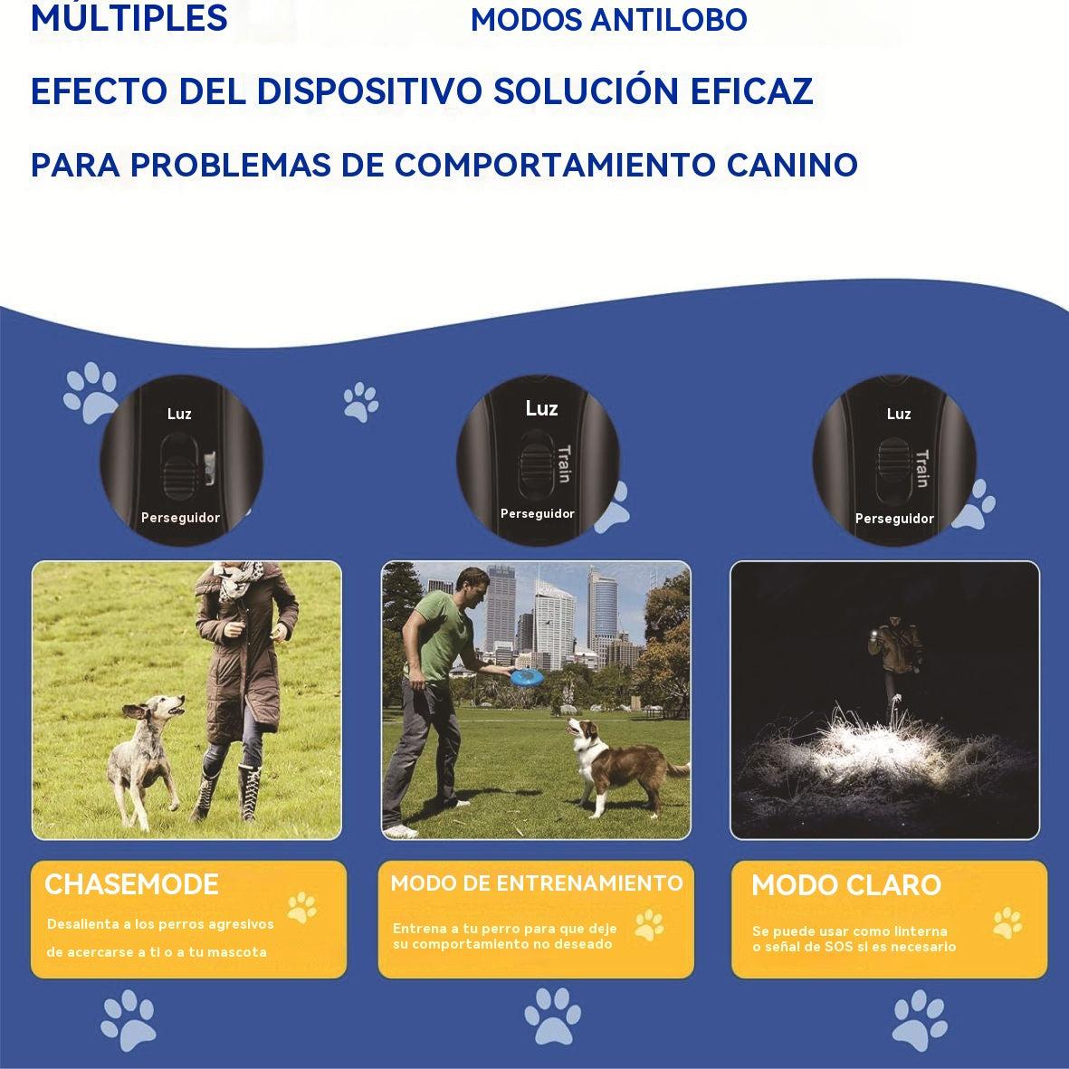 💥【Oferta especial】👪¡Este repelente ultrasónico para perros puede protegerlo a usted y a su familia!